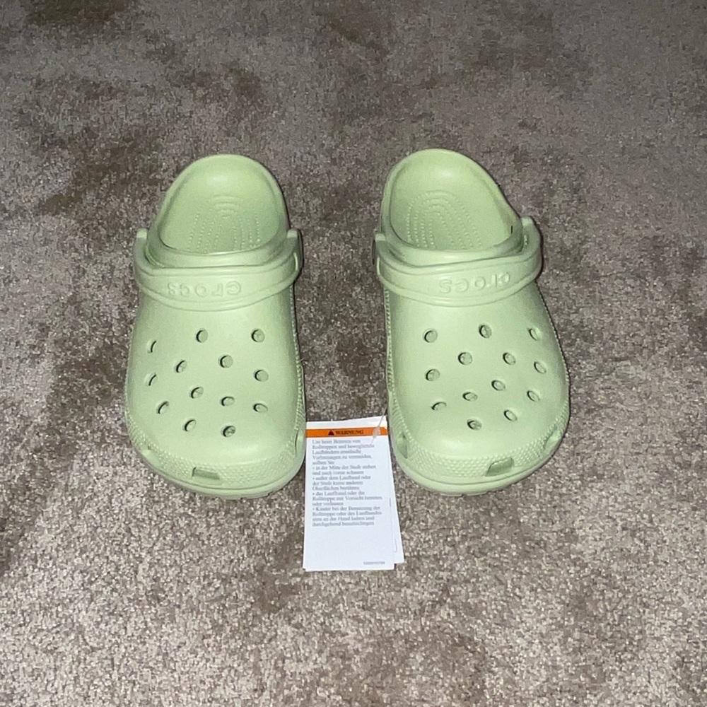 CROCS Mint Green Classic Clogs
